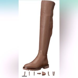 Vince Women's Cabria Lug Leather Over-the-knee Boots (mint condition)